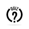 a quiz icon
              which shows a questionmark in a circle